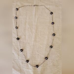 Japanese Black Pearl necklace